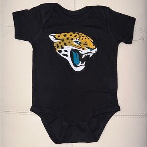 Outer Stuff NFL Jacksonville Jaguars Black Onesie, Size: 3-6 months